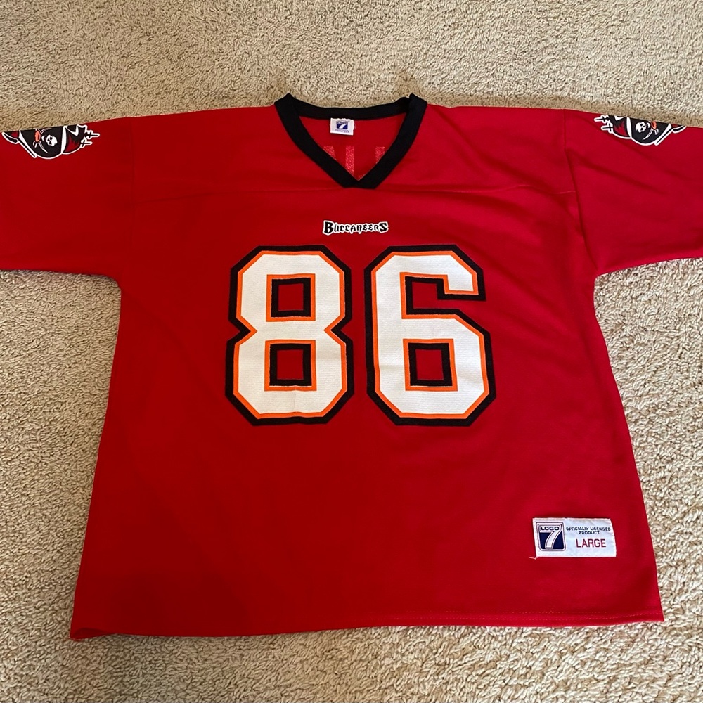Vintage 90s Karl Williams #86 Tampa Bay Buccaneers Logo 7 Athletic Jersey SZ L